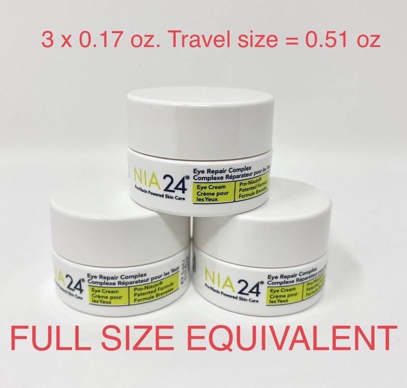 Nia 24 NIA24 Eye Repair Complex, 3 X .17 oz. = 0.51 fl. oz.- Brand New! Fresh!