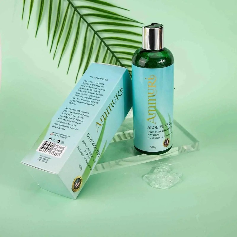 Ammuri Organic Aloe Vera Gel for Radiant Skin Care