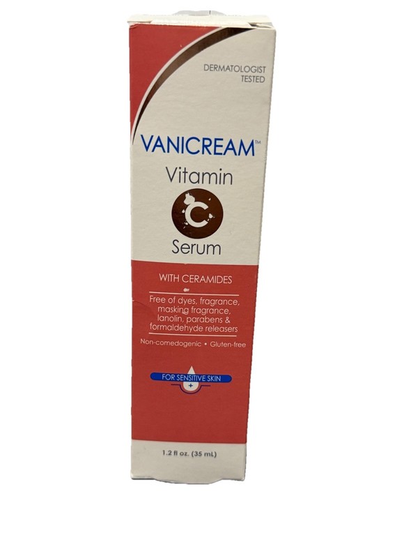 Vanicream Vitamin C Face Serum with Ceramides for Sensitive Skin – 1.2 fl oz