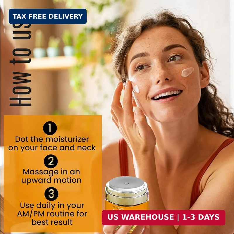 Organic Vitamin C Cream for Face - Deep Hydration Vitamin C Face Moisturizer wit gallery