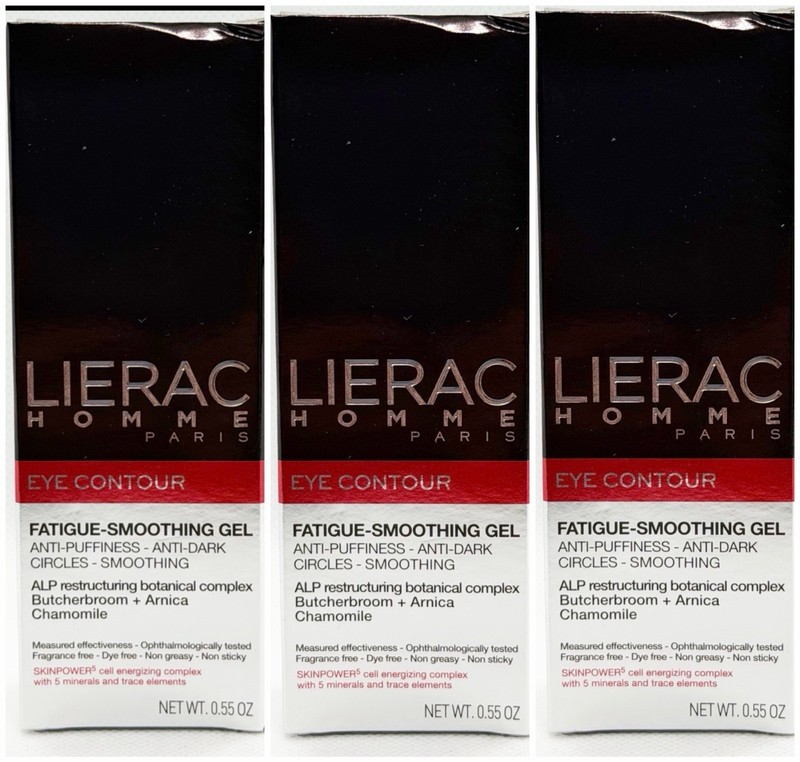 LIERAC Paris Eye Contour Fatigue Soothing Gel for Puffiness & Dark Circles 3 NEW