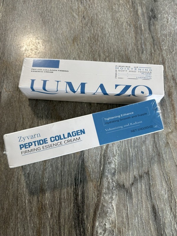 Set LUMAZO Peptide Collagen Moisturizer & ZYVARN Essence Cream Peptide Tighten