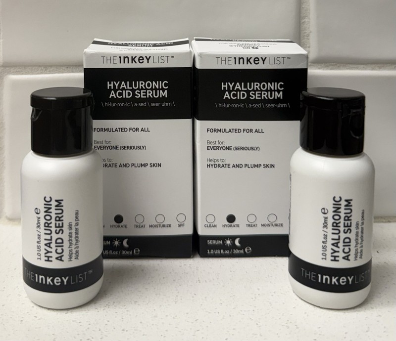 THE INKEY LIST – HYALURONIC ACID SERUM – SET OF 2 – 1oz EACH – BRAND NEW IN BOX