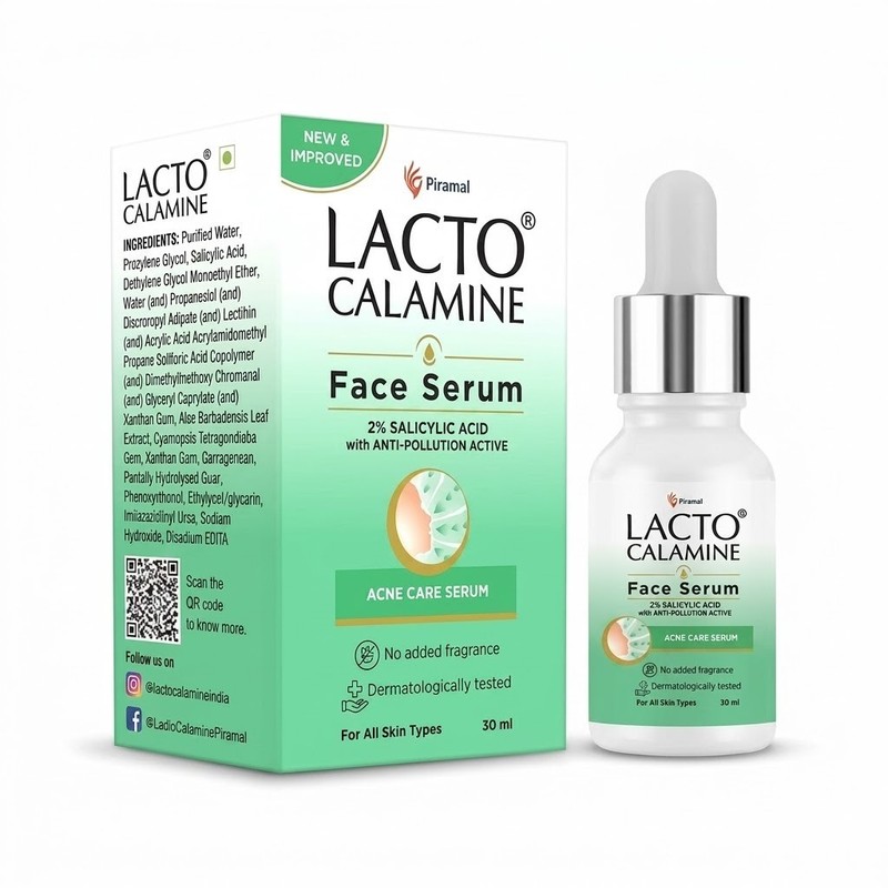 Lacto Calamine 2% Salicylic Acid Face Serum 30ml