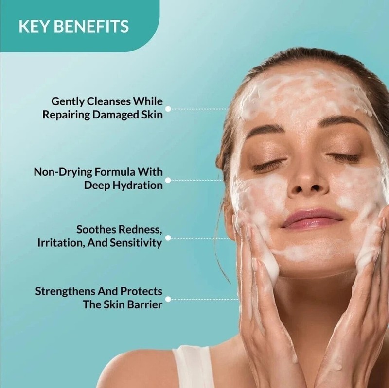 Fixderma Dewrav Gentle & Hydrating Face Wash with 6% Oats Extract 100Ml gallery