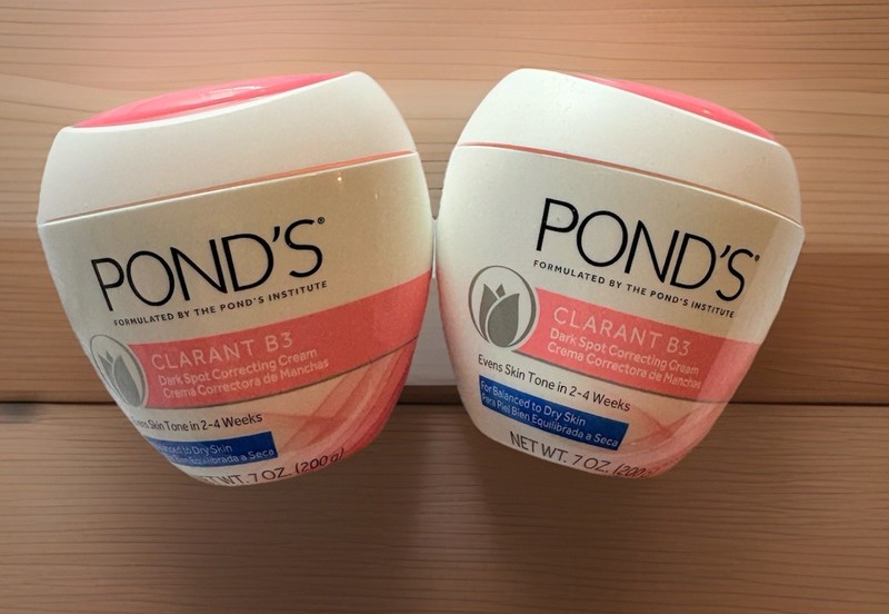 2 Pack Ponds Clarant B3 Dark Spot Correcting Cream 7 Ounce