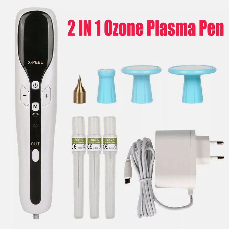 2 IN 1 Facial Skin Care Pen Skin Dark Spots Remover Skin Beauty Fibroblast Pen