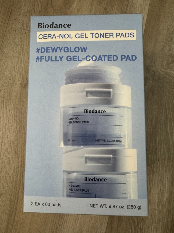 2pk 60 = 120 BIODANCE Cera-Nol Gel Toner Pads Ceramide Hyaluronic Acid face mask