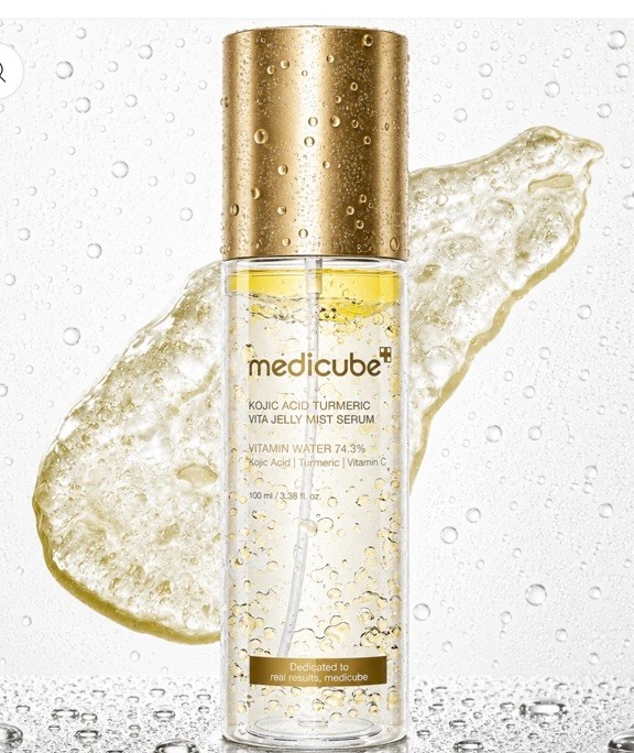 MEDICUBE Kojic Acid Turmeric Vita Jelly Mist Serum (100ml) 3.38fl.oz. NIB