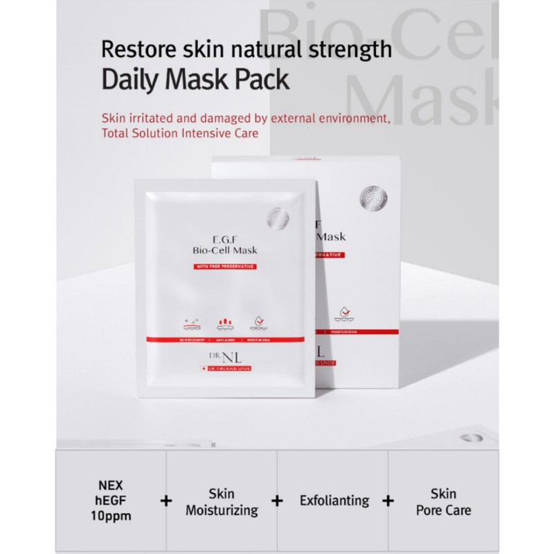 DR.NL EGF Bio Cell Mask 5Sheets SkinCare Kbeauty gallery