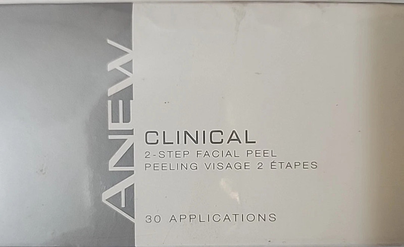 Avon Anew Clinical 2 Step Facial Peel 30 Applications New Sealed