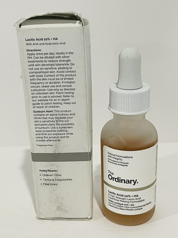 The Ordinary - Lactic Acid 10% + HA 1 Fl oz. - Superficial Peeling Formulation gallery