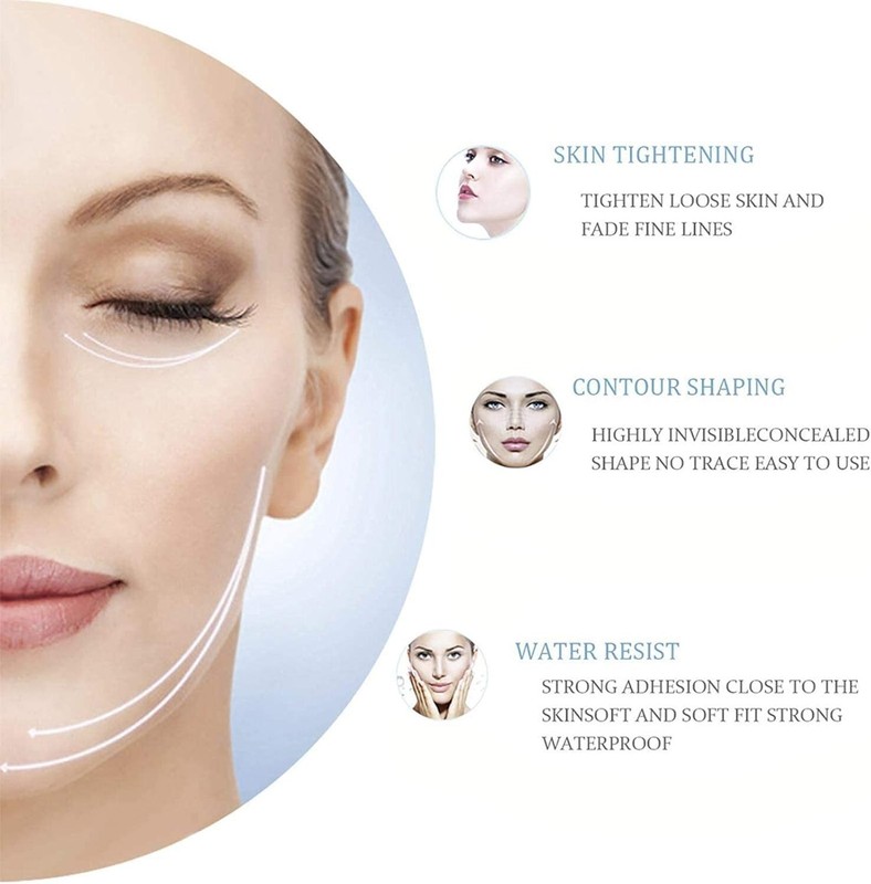 Invisible Face Stickers Instant Neck Eye Double Chin Lift V For Instant Face Lif gallery