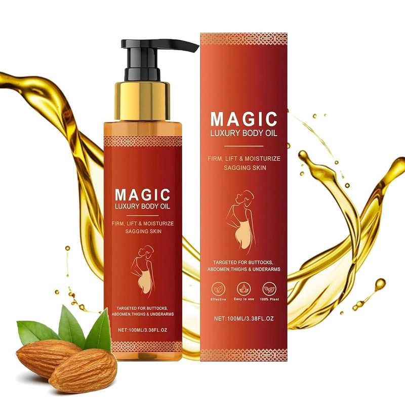 Magic Body Firming Oil, Hydrating & Tightening Skin Oil For Arms, Legs, Stomach gallery