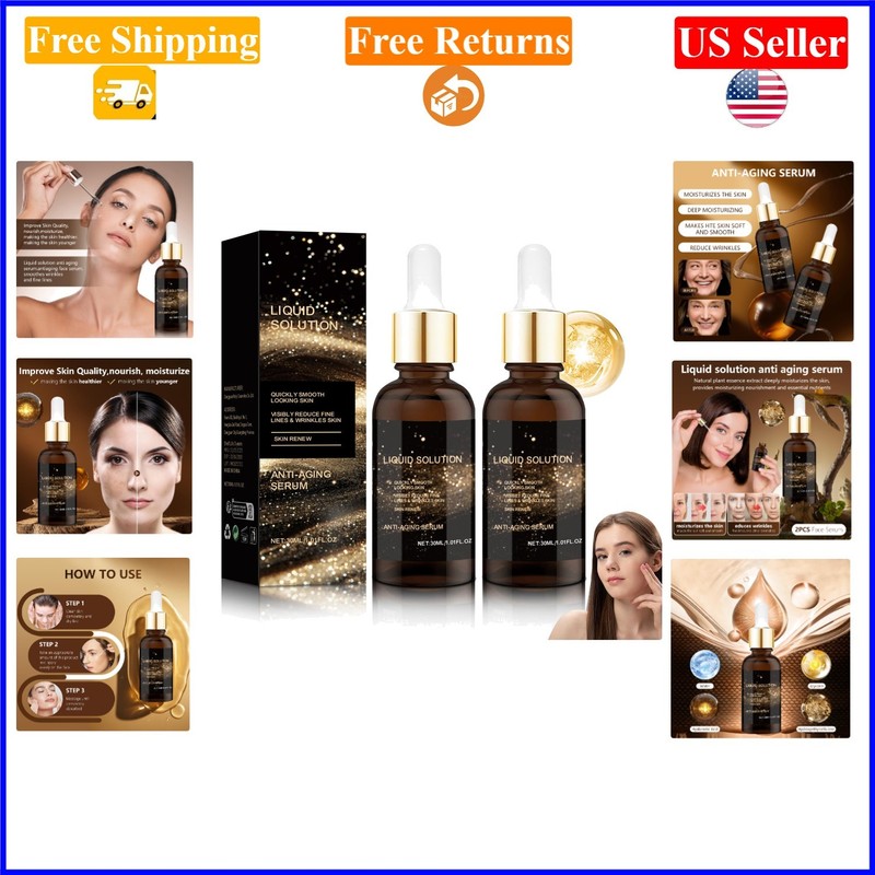 Olavitas Face Serum 30oz, Anti-Aging, Firming & Wrinkle Reduction for All Skin