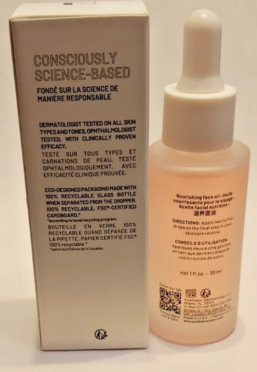 Dr. Brandt Dr. B Lab Nourishing Face Oil Full Size 1fl oz. 30 mL gallery