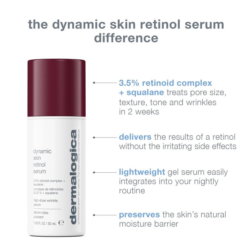 🔥Dermalogica🔥 Dynamic Skin Retinol Serum 1 fl oz. HIGH DOSE WRINKLE SERUM NIB gallery