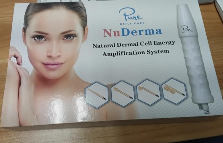 pure daily care nuderma machine and wands