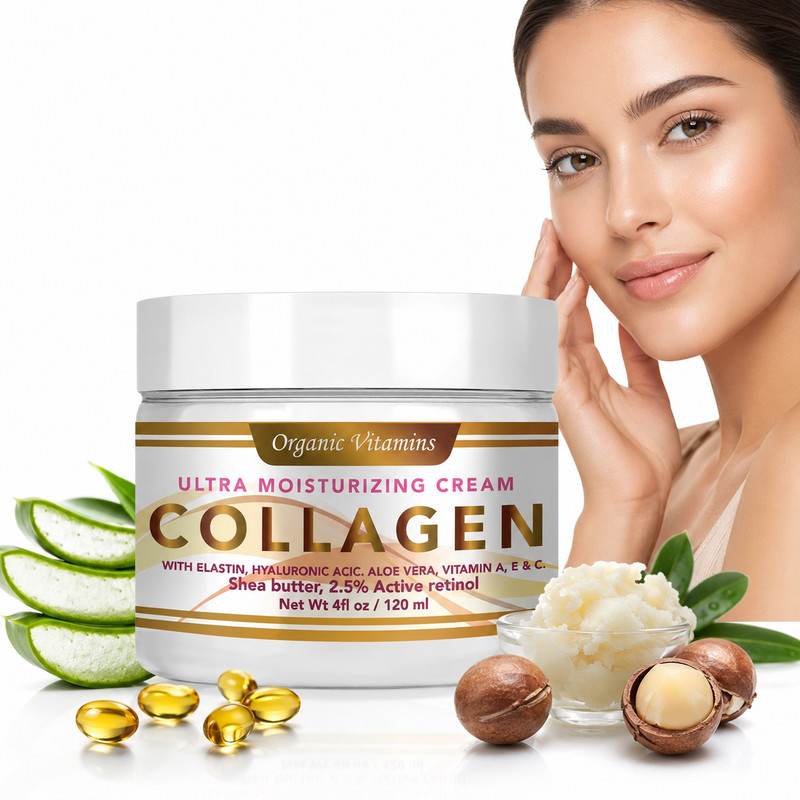 Collagen Elastin Cream Antioxidant Vitamin E , A & Shea Butter - 4oz free shipp gallery