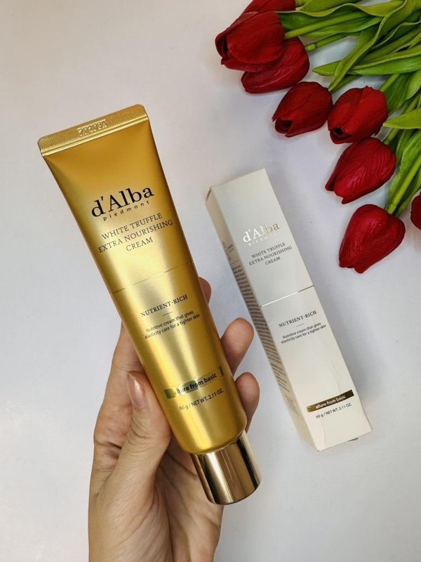 d’Alba White Truffle Extra Nourishing Cream 60g Anti-Wrinkle Elasticity K-Beauty