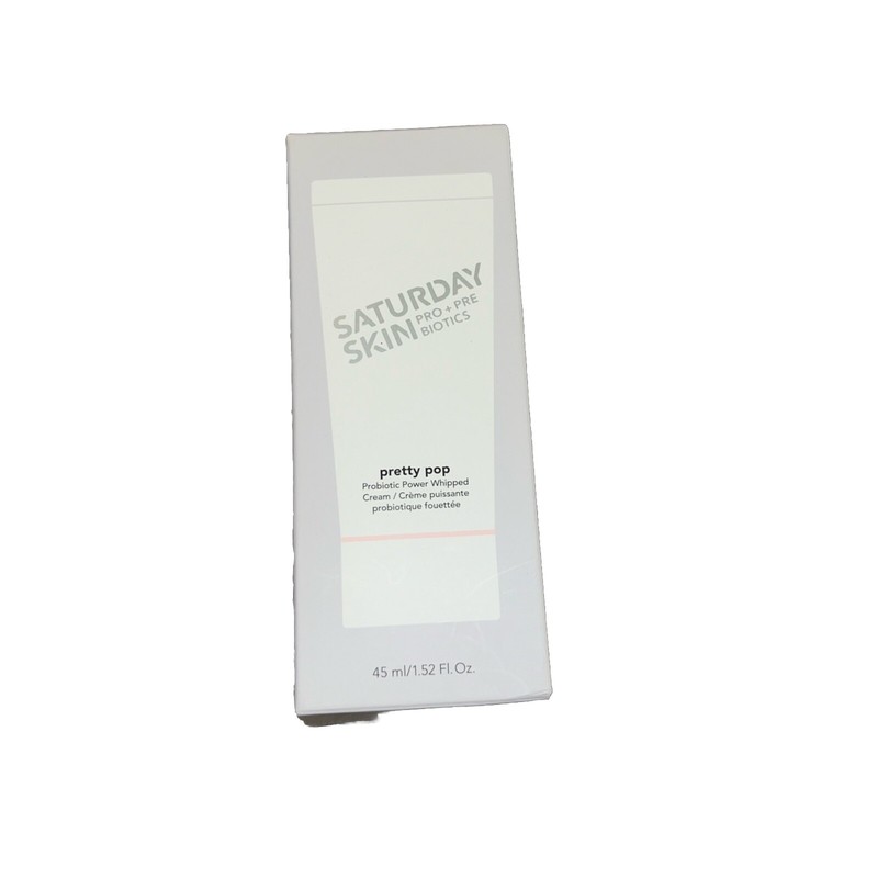 SATURDAY SKIN Pretty Pop Probiotic Power Whipped Cream 1.52oz Full Size NIB