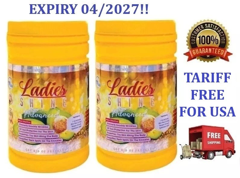 2 x Ladies Shine Advanced L Glutathione Phyto Collagen Supplement By DSM