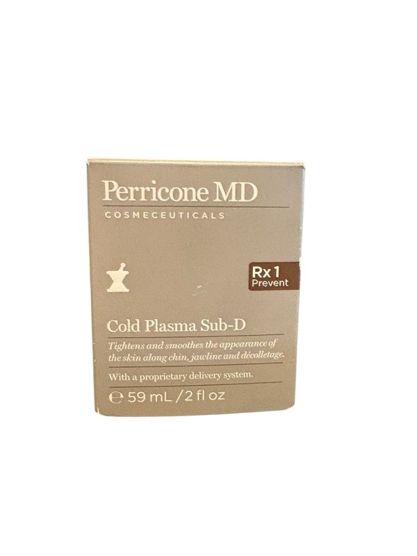 Perricone MD Cold Plasma Sub-D 59 ML/2 fl oz NEW Chin Jawline Décolletage Firms