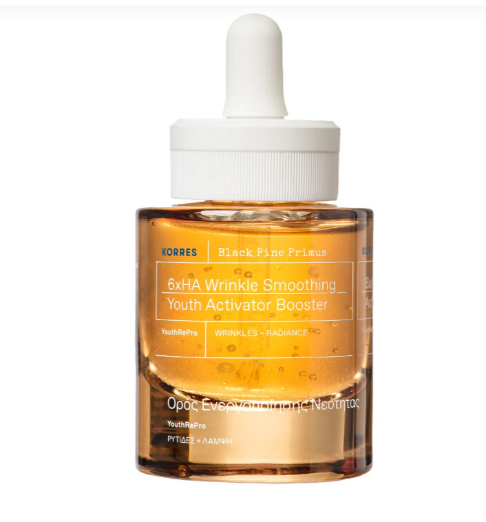 Korres Black Pine Primus 6xHA Wrinkle Smoothing Youth Activator Booster 1.01 oz