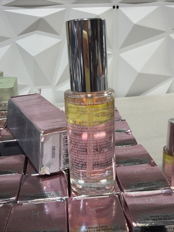It Cosmetics Hello Results Baby Smooth Glycolic Peel + Caring Oil 30ml NEW gallery
