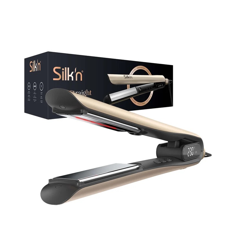 SilkyStraight Infrared Hair Straightener Advanced Technology Memory NEW