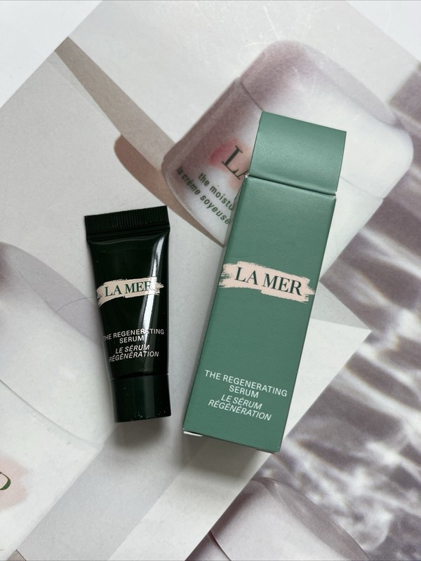 2xLa Mer The Regenerating Serum 0.1oz/3ml=total 6ml New
