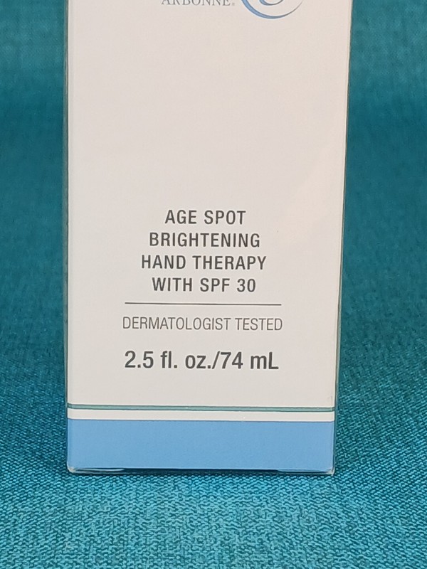 Arbonne Revelage AGE SPOT BRIGHTENING Hand Therapy SPF 30 ~ 2.5 fl oz ~ Sealed gallery