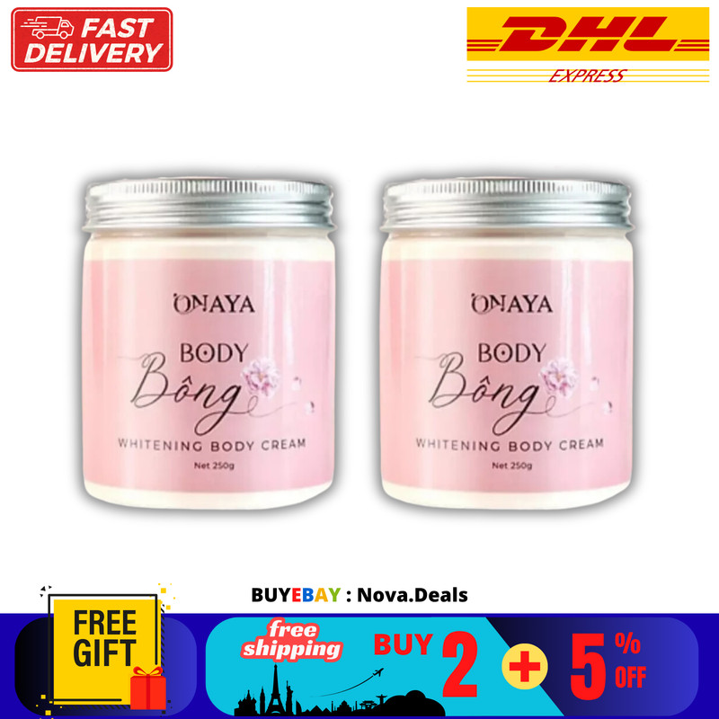 2 X ONAYA Bong Whitening Body Cream – (250g)