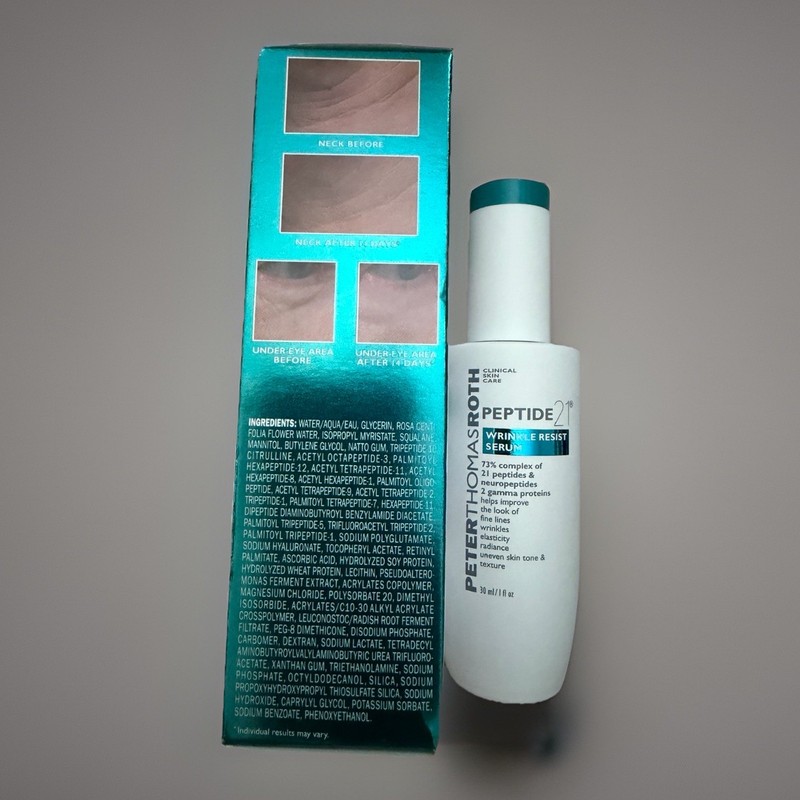 Peter Thomas Roth Peptide 21 Wrinkle Resist Serum Matrixyl Argireline 1 fl oz gallery