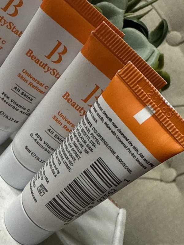 Lot of 5 BeautyStat Universal C Skin Refiner 5ml 0.17oz each Travel Sealed 25ml gallery