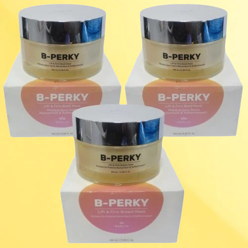 MAELYS B-PERKY LIFT & FIRM BREAST BOOB MASK 3.38 OZ BOXED LOT OF 3
