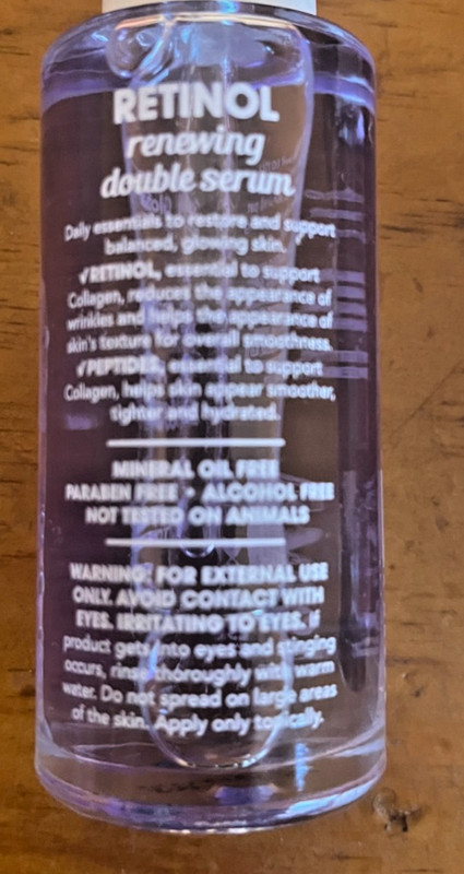 2 Bottles Retinol renewing double serum with peptides W/ Peptides 50ml Us seller gallery