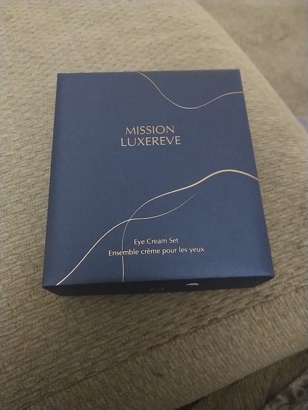 Mission Luxereve Eye Cream Set With Rose Quartz Eye Massagers, NIB