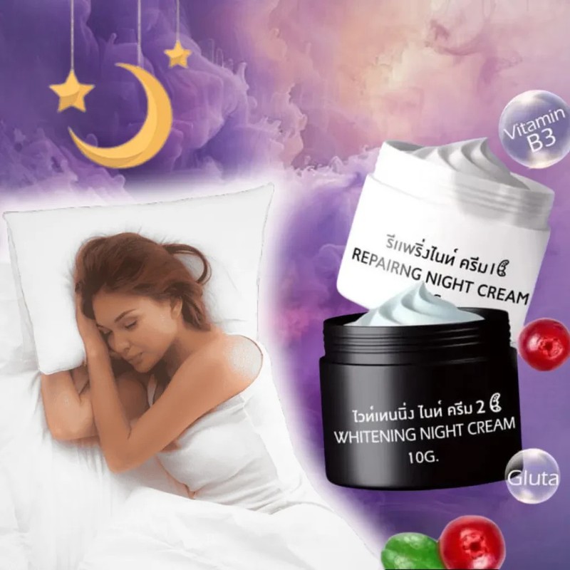RCC Night Repair & Whitening Cream Set – Brightens, Repairs & Smoothens Skin gallery