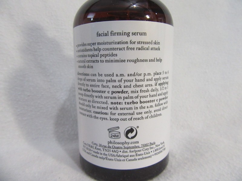 When Hope is Not Enough Philosophy Facial Firming Serum 5.7 oz., New in Box gallery