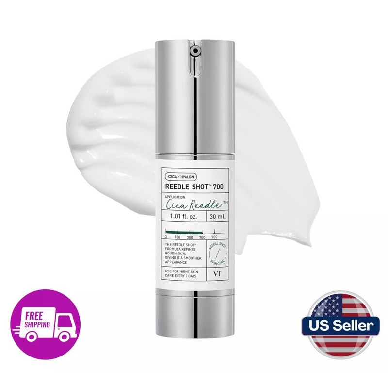 VT Cosmetics CICA REEDLE SHOT 700 Microneedling Spot Treatment Serum, 1oz / 30ml