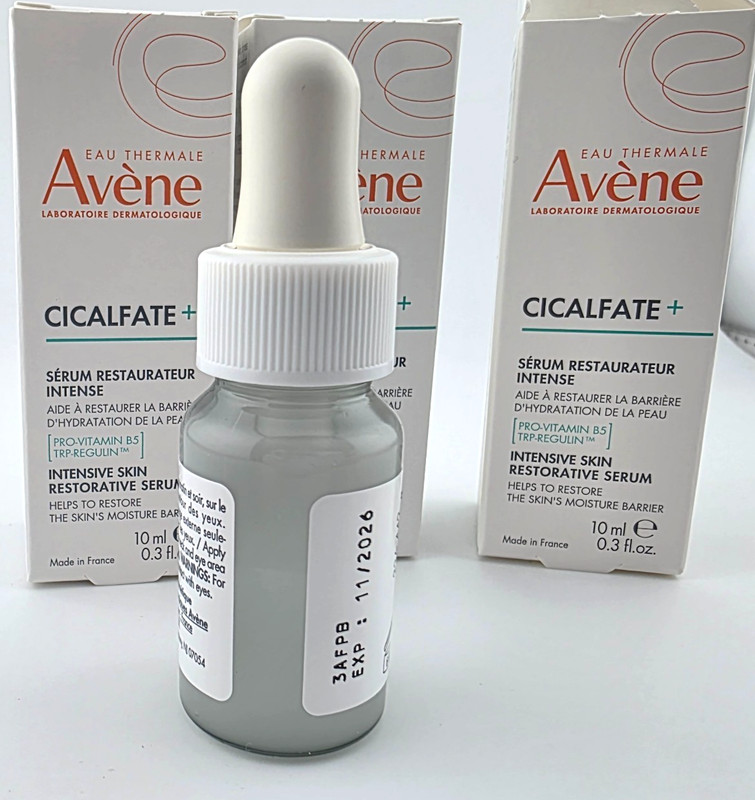 3 Avene Cicalfate+ Intensive Skin Restorative Serum MiniTravel 10ml Ea Exp 11/26 gallery