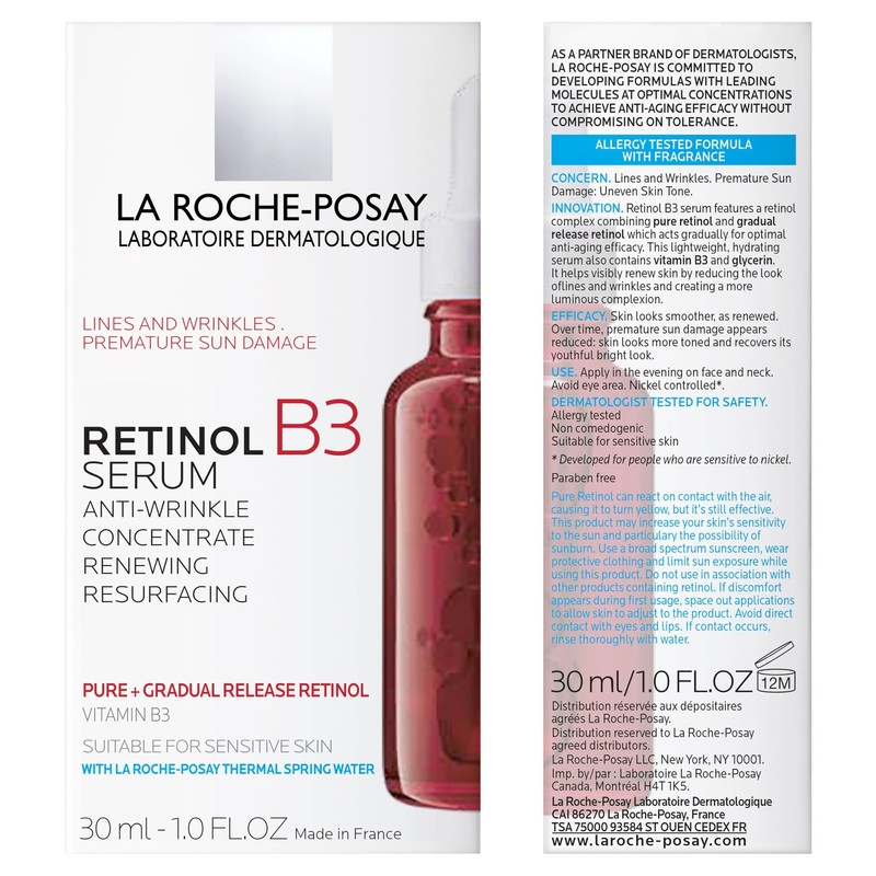 La Roche-Posay Pure Retinol Face Serum with Vitamin B3 Anti Aging Face Serum gallery