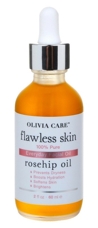 NEW! Olivia Care Flawless skin 100% Pure ROSEHIP OIL ANTIAGING FACIAL OIL 2 OZ gallery