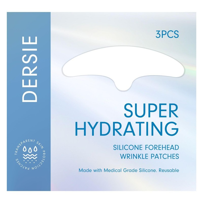 Dersie Silicone Forehead Wrinkle Patches Reusable Anti Wrinkle Pads for Wrinkles