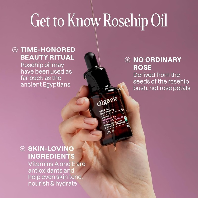 Certified, 100% Pure Rosehip Seed Oil for Anti-Aging Care - 4 Fl Oz gallery
