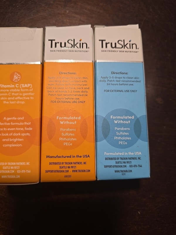 3 Pc Mix Facial Serum Anti Aging Vitamin C, E, Hyaluronic Acid (BN41) gallery