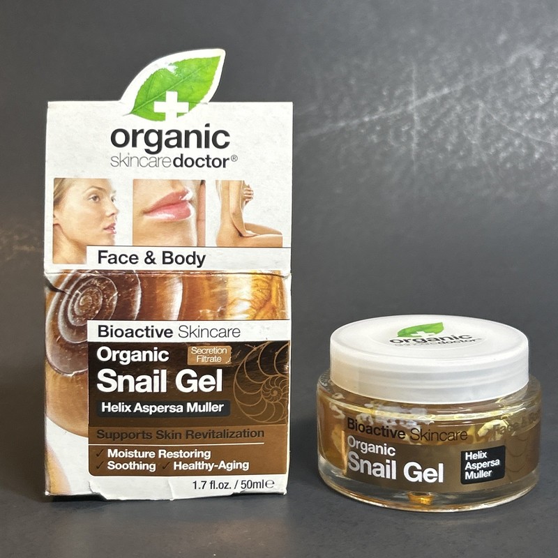 Organic Skincare Doctor Snail Gel Face Body Helix Aspersa Muller 1.7oz