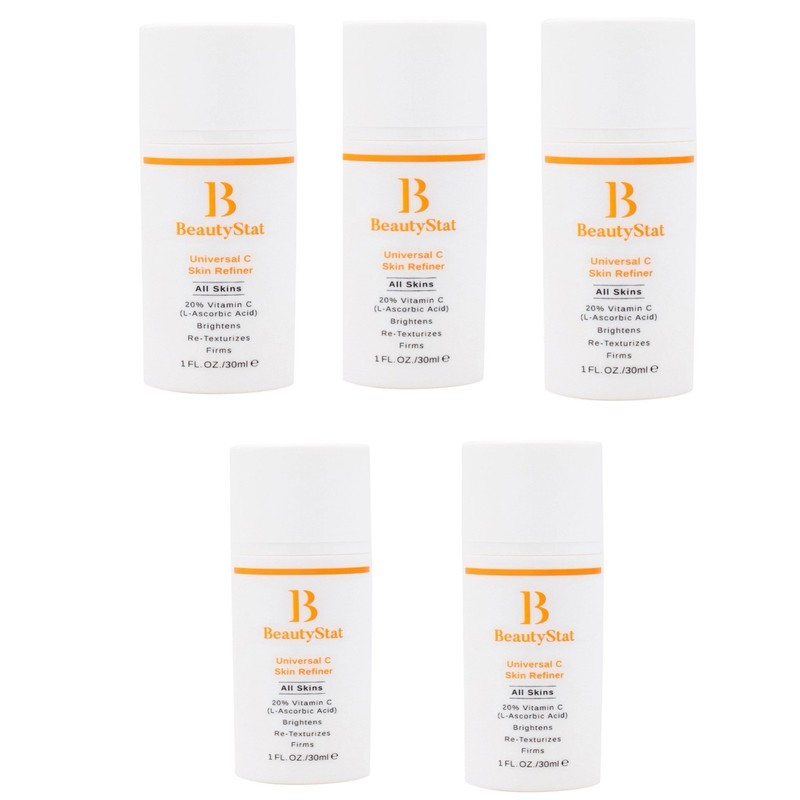 x5 BeautyStat Universal C Skin Refiner Serum – 1fl oz. Retail each $85 autentic