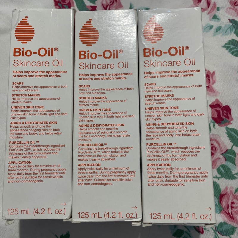 3~Bio-Oil Skincare Body Oil Serum for Scars & Stretch Marks, Face&Body 4.2oz